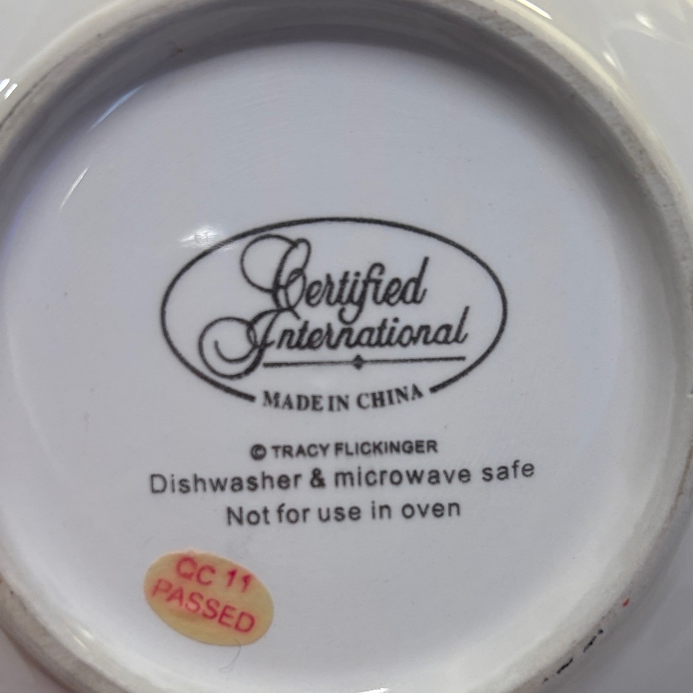Certified International Red Chef Dinnerware Set 5 inch round - Picture 11 of 11